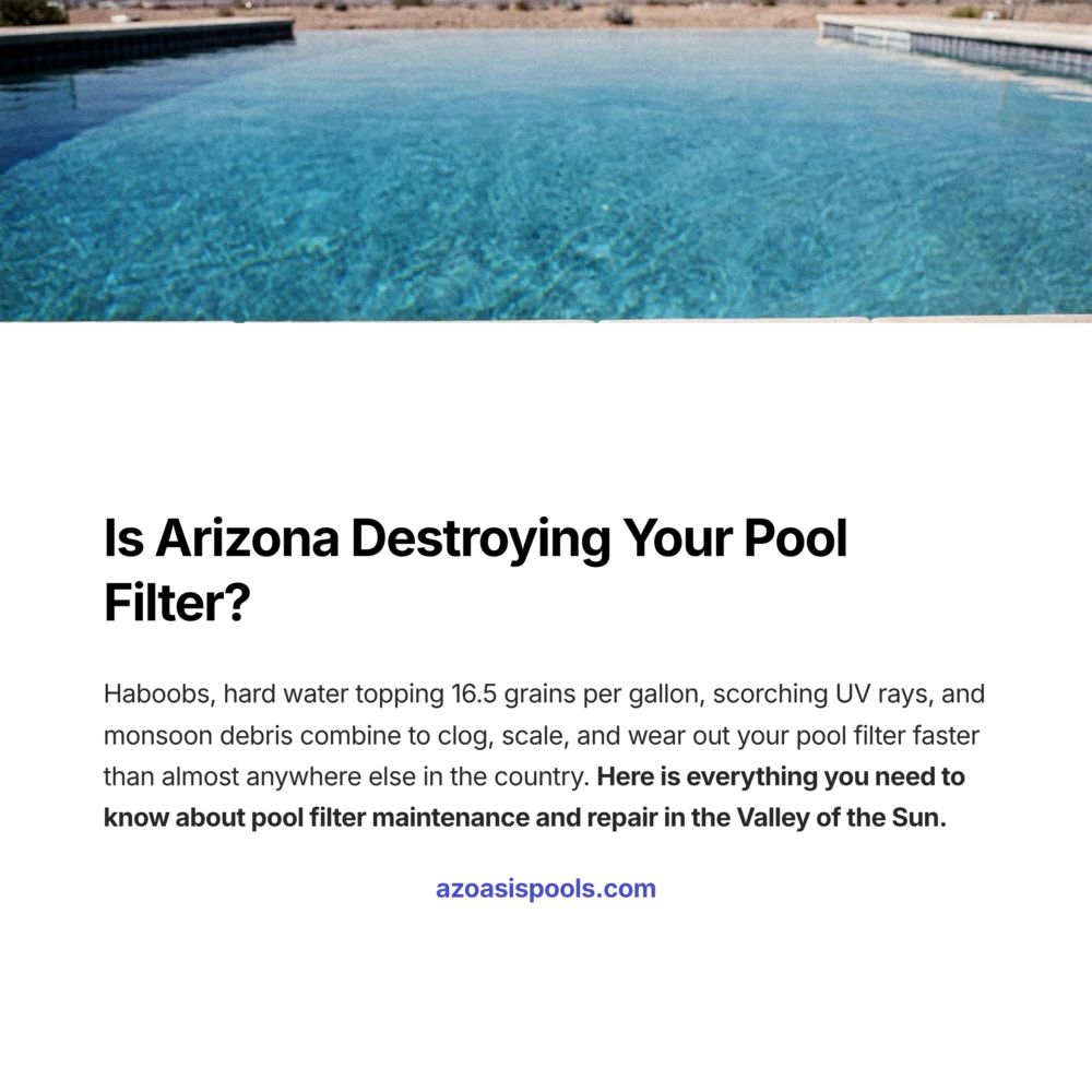 pool filter maintenance